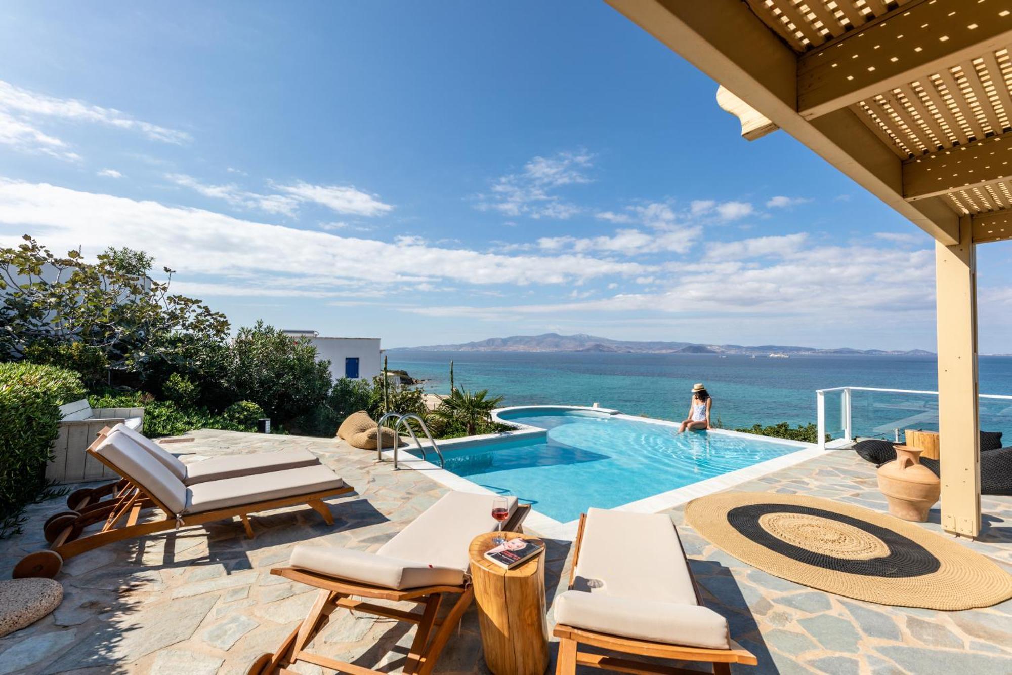 Villa Paradise in Naxos Pláka Habitación foto